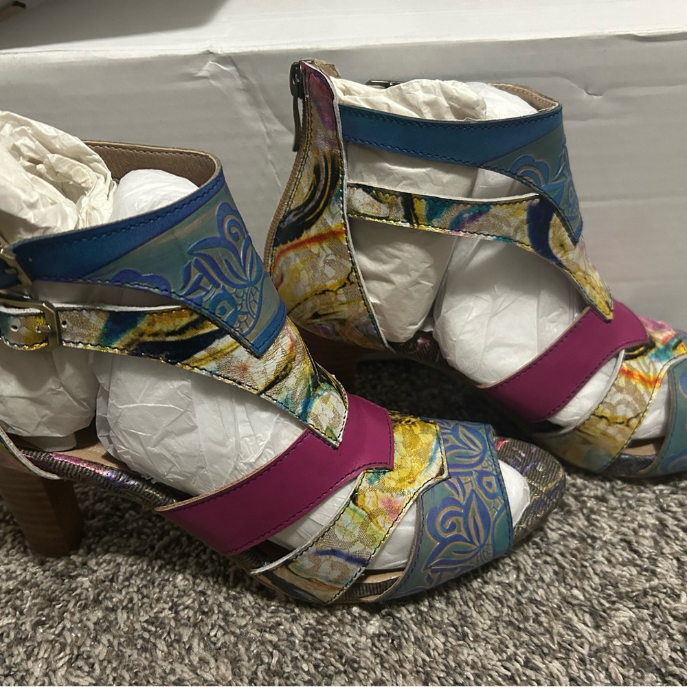 L’Artiste by Spring Step Brooke Sandals Women’s Size 9 EUC - Picture 3 of 10